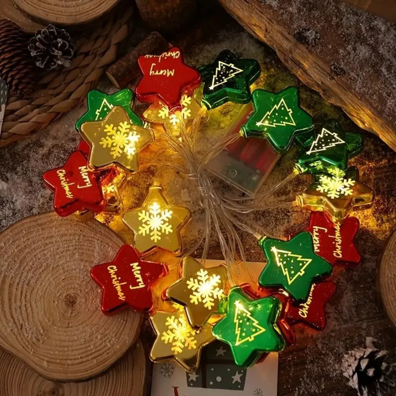 Weihnachtslichter mit Batteriekasten