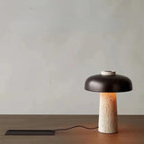 Natural Travertine Tischlampe-Leuchtezauber