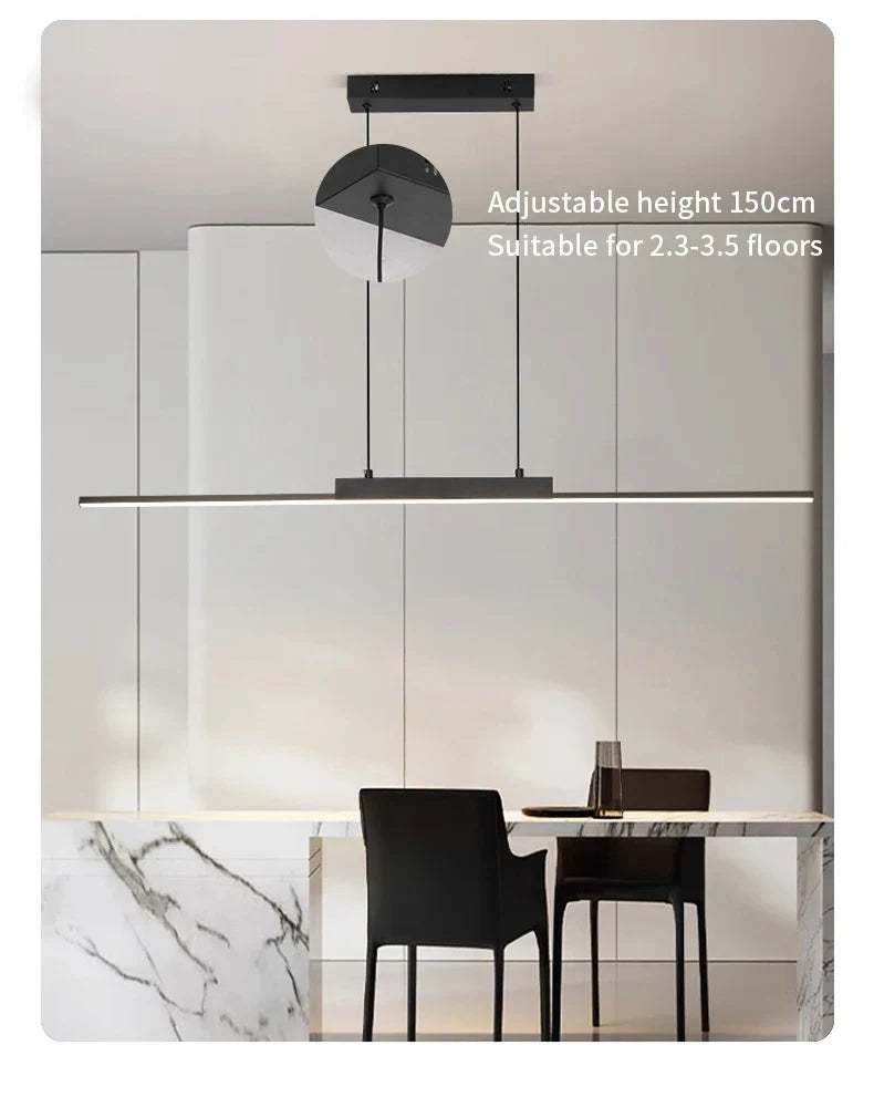 LineaLuxe – Moderne Hanglamp voor Eetkamer en Woonruimte-Leuchtezauber