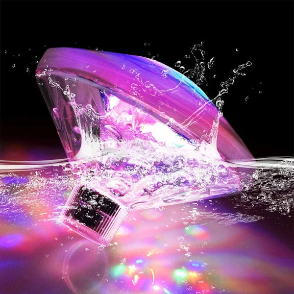 AQUAGLOW RGB Schwimmende Disco Lampe-Leuchtezauber