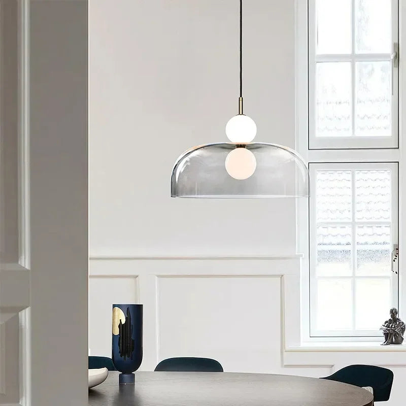 NordLume DuoSphere – Skandinavische Doppelkugel-Pendelleuchte