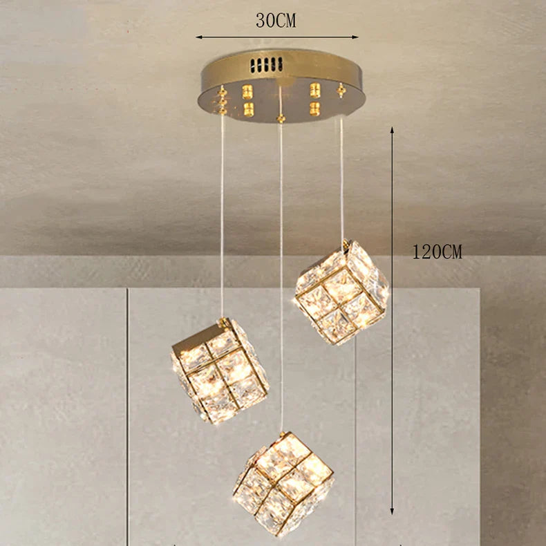 LuxeLicht Kristallen Trap Hanglamp-Leuchtezauber