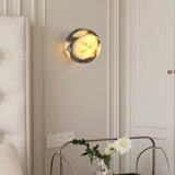 Luxuriöse Kugel-Marmor Wandleuchte