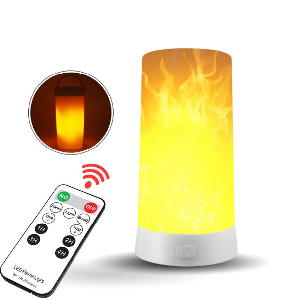 FLAMO USB Wiederaufladbare LED Flammenlampe-Leuchtezauber