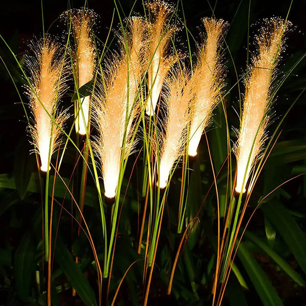 LUXARÉ SolarReed Gartenleuchte-Leuchtezauber