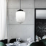 LUMORIA Mid-Century Art Deco Pendelleuchte – Vintage-Charme mit Milchglas-Leuchtezauber