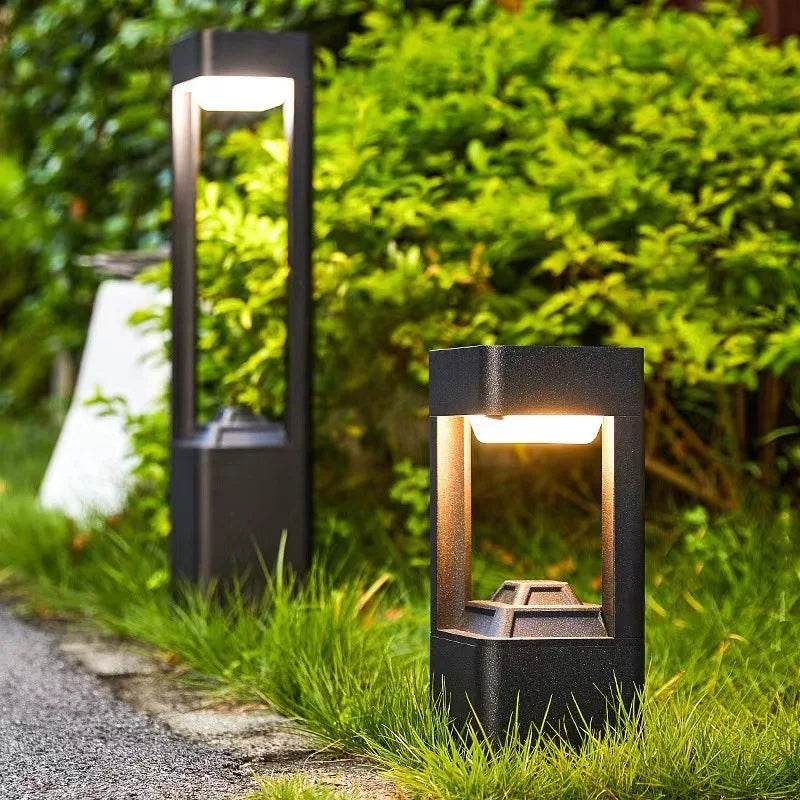 LumiPad Moderne LED Gartenlampe – Minimalistisches IP55 Außenlicht für Garten, Einfahrt, Hof & Landschaft-Leuchtezauber
