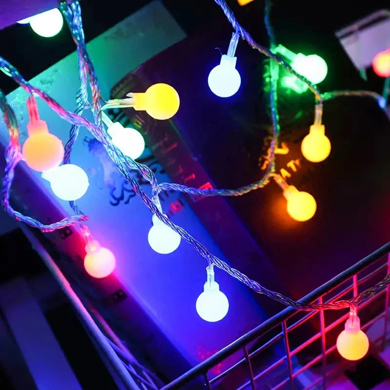 USB/Batterie LED Kugel Weihnachtslichter