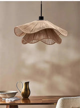 WabiRope Aura: Scandinavische Wabi Sabi Hennep Touw Hanglamp-Leuchtezauber