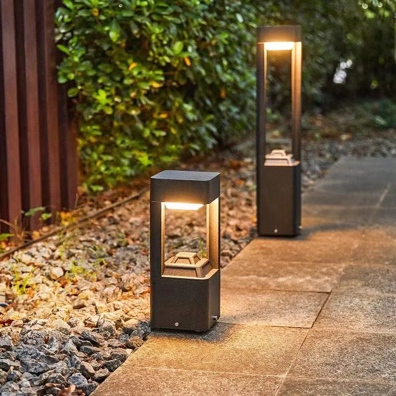 LumiPad Moderne LED Gartenlampe – Minimalistisches IP55 Außenlicht für Garten, Einfahrt, Hof & Landschaft-Leuchtezauber