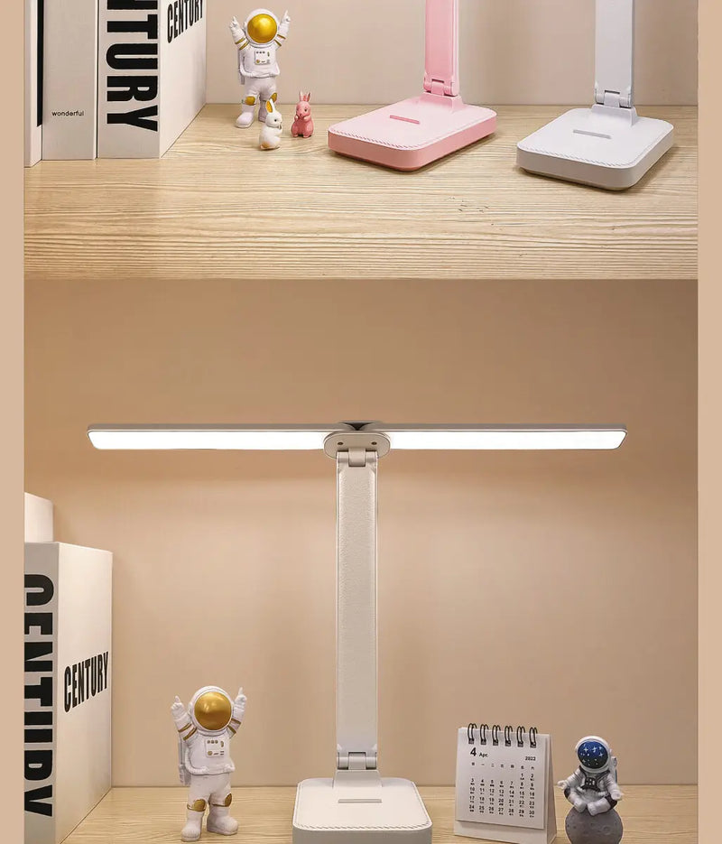 LumoFlex – Wiederaufladbare Faltbare LED-Schreibtischlampe mit Touch-Steuerung & Augenschutz-Leuchtezauber