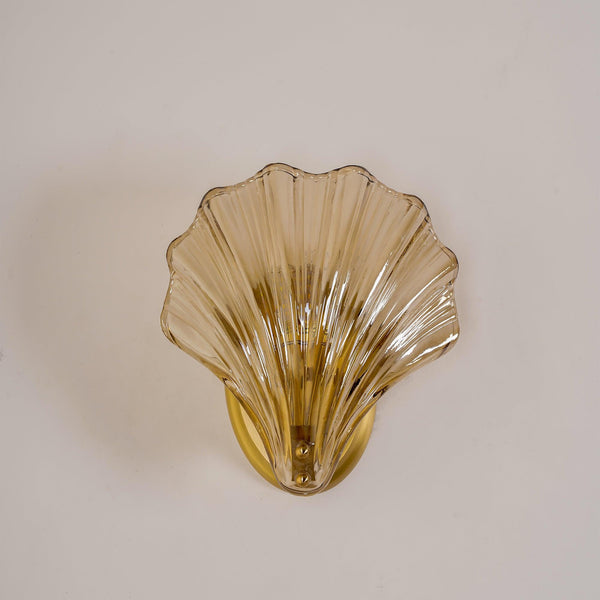 Muschelförmige Wandleuchte-Leuchtezauber