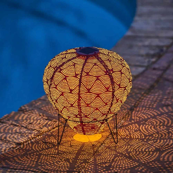 Solarlaterne-Heißluftballon-Design-Leuchtezauber