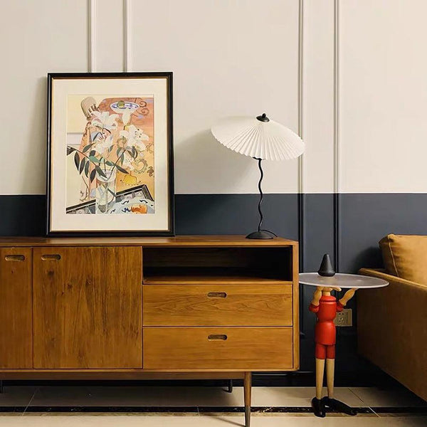 Kunstvolle Squiggle Tischlampe-Leuchtezauber
