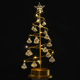 Kristall-Tischlampe in Form eines bezaubernden Weihnachtsbaums-Leuchtezauber