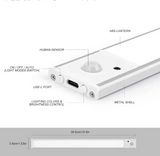 LumiTrack – Kabelloses LED Nachtlicht mit Bewegungssensor & USB-Aufladung-Leuchtezauber