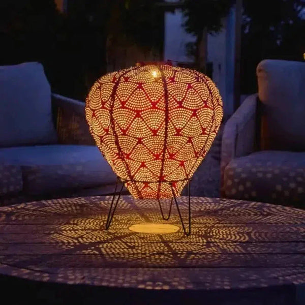 Solarlaterne-Heißluftballon-Design-Leuchtezauber