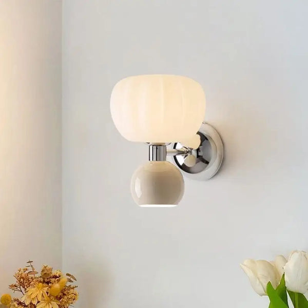Moderne LED-Wandlampen Creme-Leuchtezauber