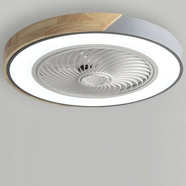 Runder quadratischer integrierter LED-Deckenventilator ohne Flügel mit Fernbedienung-Leuchtezauber
