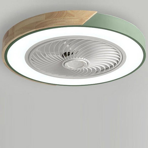 Runder quadratischer integrierter LED-Deckenventilator ohne Flügel mit Fernbedienung-Leuchtezauber
