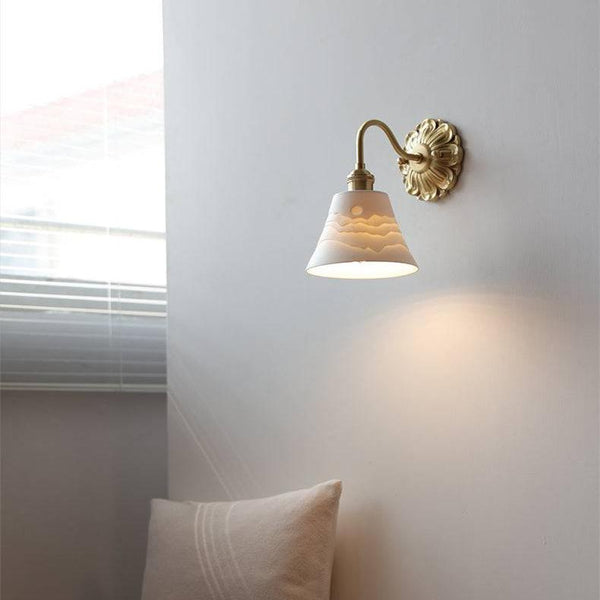 Messing-Keramik-Wandlampe-Leuchtezauber