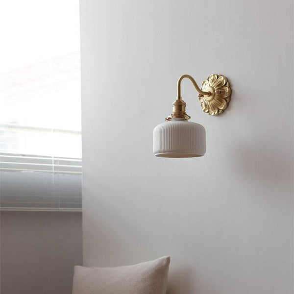 Messing-Keramik-Wandlampe-Leuchtezauber
