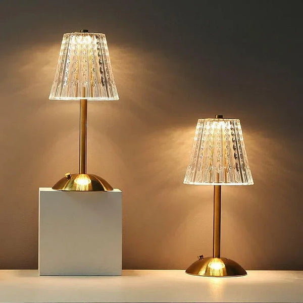 Classic Gold Kristall Tischlampe-Leuchtezauber