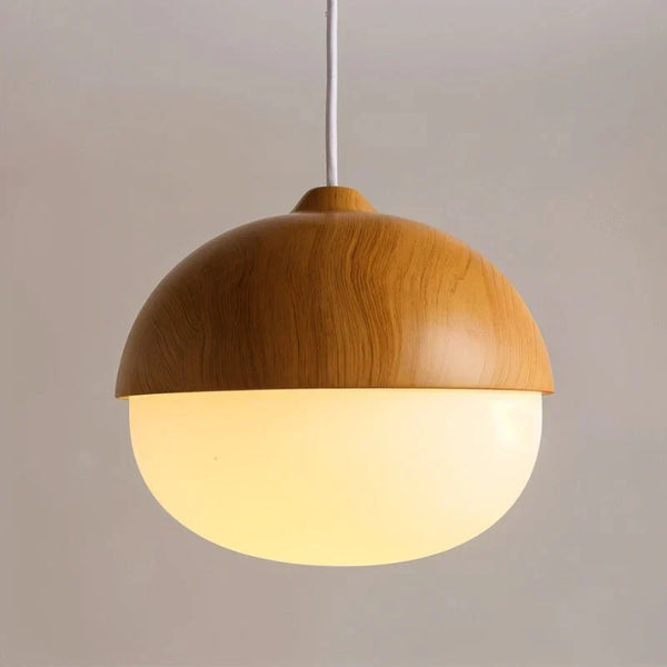 Moderne Hängelampe aus Castanea-Glas-Leuchtezauber