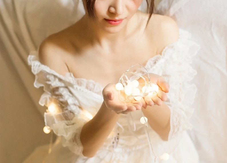 USB/Batterie LED Kugel Weihnachtslichter