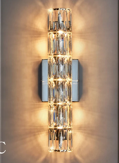 Moderne Luxus-Kristall Wandlampe