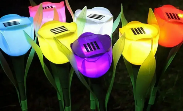 SolarTulipa LED Gartenleuchte-Leuchtezauber