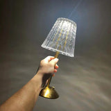 Kabellose Kristall-Tischlampe-Leuchtezauber