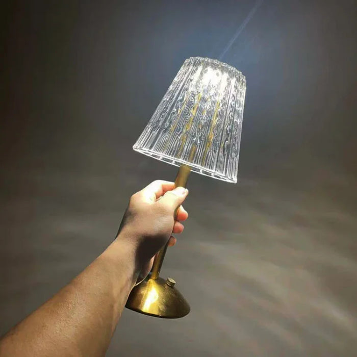 Kabellose Kristall-Tischlampe-Leuchtezauber