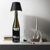 DIY Wiederaufladbare Weinflaschen-Tischlampe-Leuchtezauber