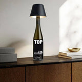DIY Wiederaufladbare Weinflaschen-Tischlampe-Leuchtezauber
