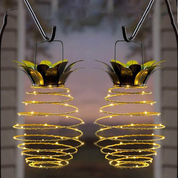 2 Stück | Solarbetriebene Gartenlampe-Leuchtezauber