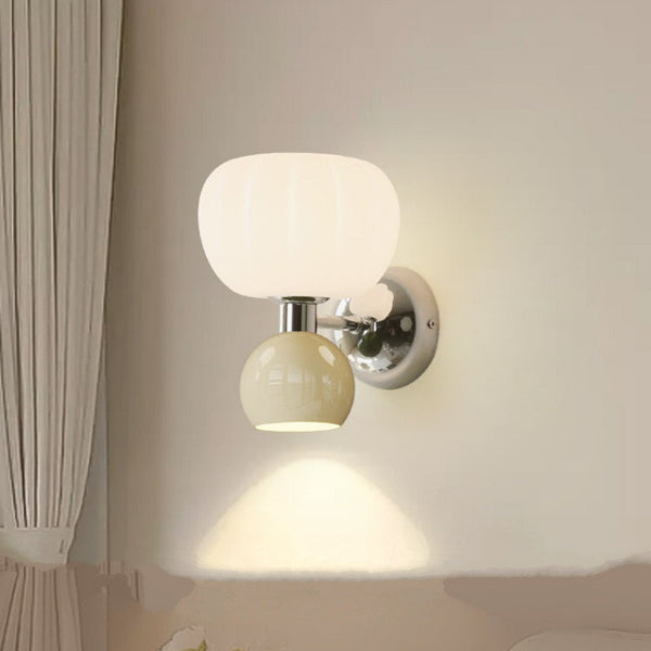 Moderne LED-Wandlampen Creme-Leuchtezauber