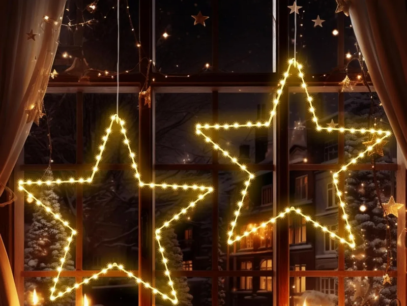 StellaLicht Weihnachts-Fensterstern Lichter