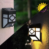 Solar - LED-Wandleuchte (2 Packungen)-Leuchtezauber