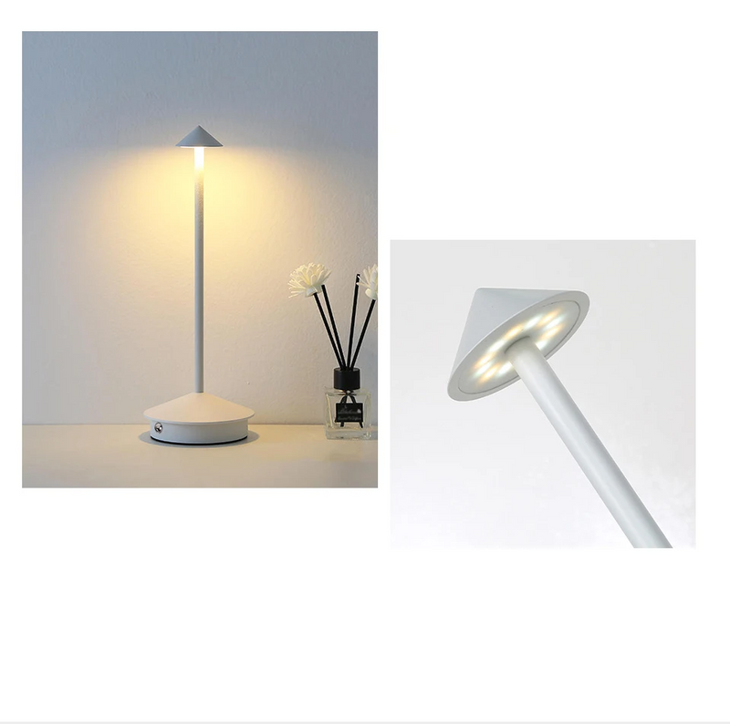 LumaTouch – Wiederaufladbare LED-Tischlampe mit Stufenloser Dimmung-Leuchtezauber