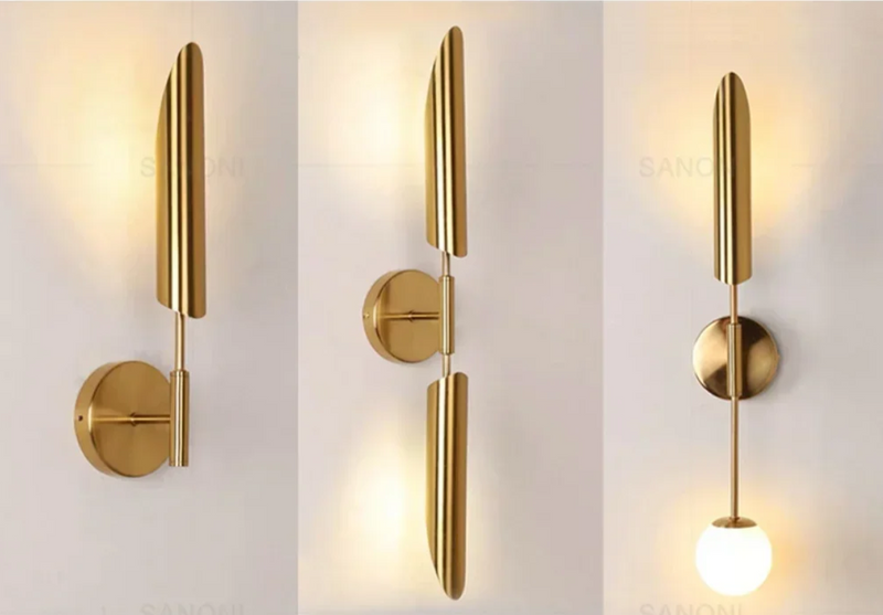 LustraVogue Aura – Moderne Luxus-Wandleuchte mit Glas-Schirm