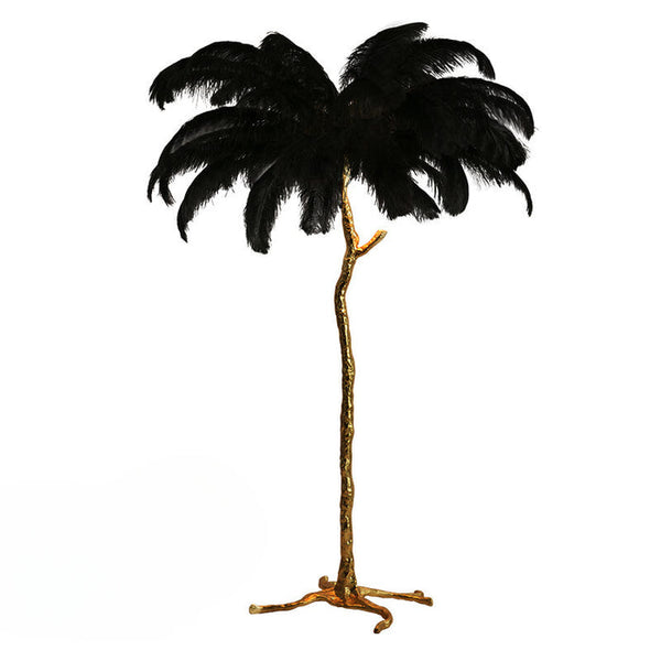 Nordic Ostrich Feathers Stehleuchte-Leuchtezauber