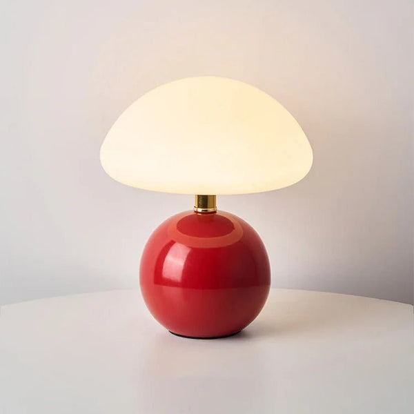 Französisch Creme Pilz Lampe-Leuchtezauber