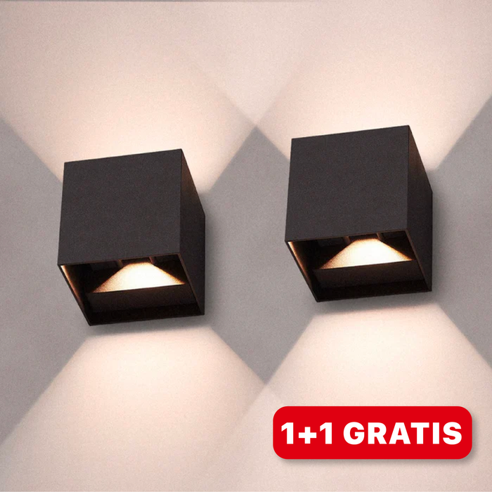 Würfellichter | LED-Wandlampen | 2 Stück-Leuchtezauber