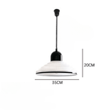 Französische Wind-Hängelampe aus cremefarbenem Glas-Leuchtezauber