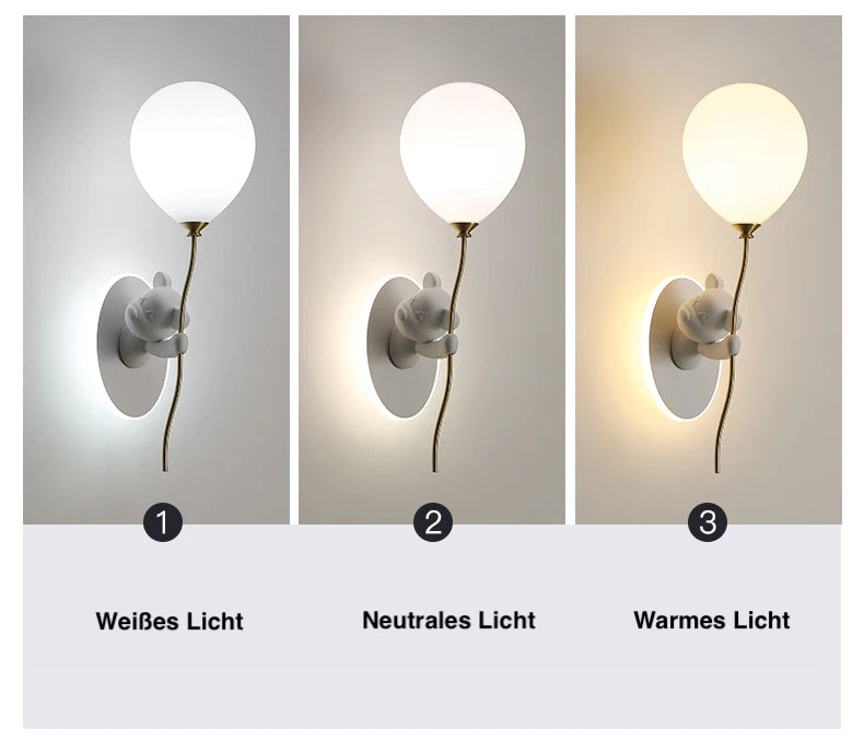 BearGlow LED Kinder-Wandleuchte-Leuchtezauber
