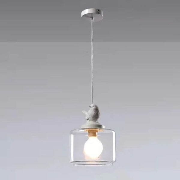 Vogel-Hängelampe für das Wohnzimmer-Leuchtezauber