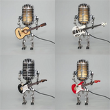 Guitarlamp - Lampe Roboter mit Gitarre-Leuchtezauber