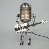 Guitarlamp - Lampe Roboter mit Gitarre-Leuchtezauber
