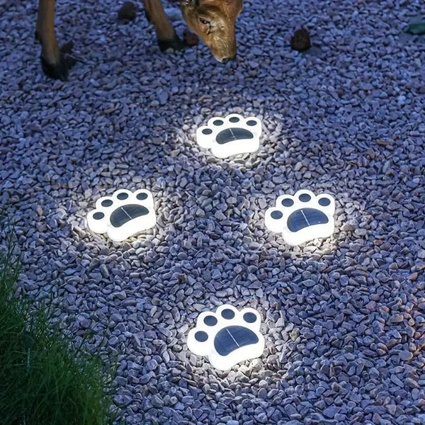 Kabellose Solarpfoten – Schaffen Sie die perfekte Atmosphäre in Ihrem Garten!-Leuchtezauber